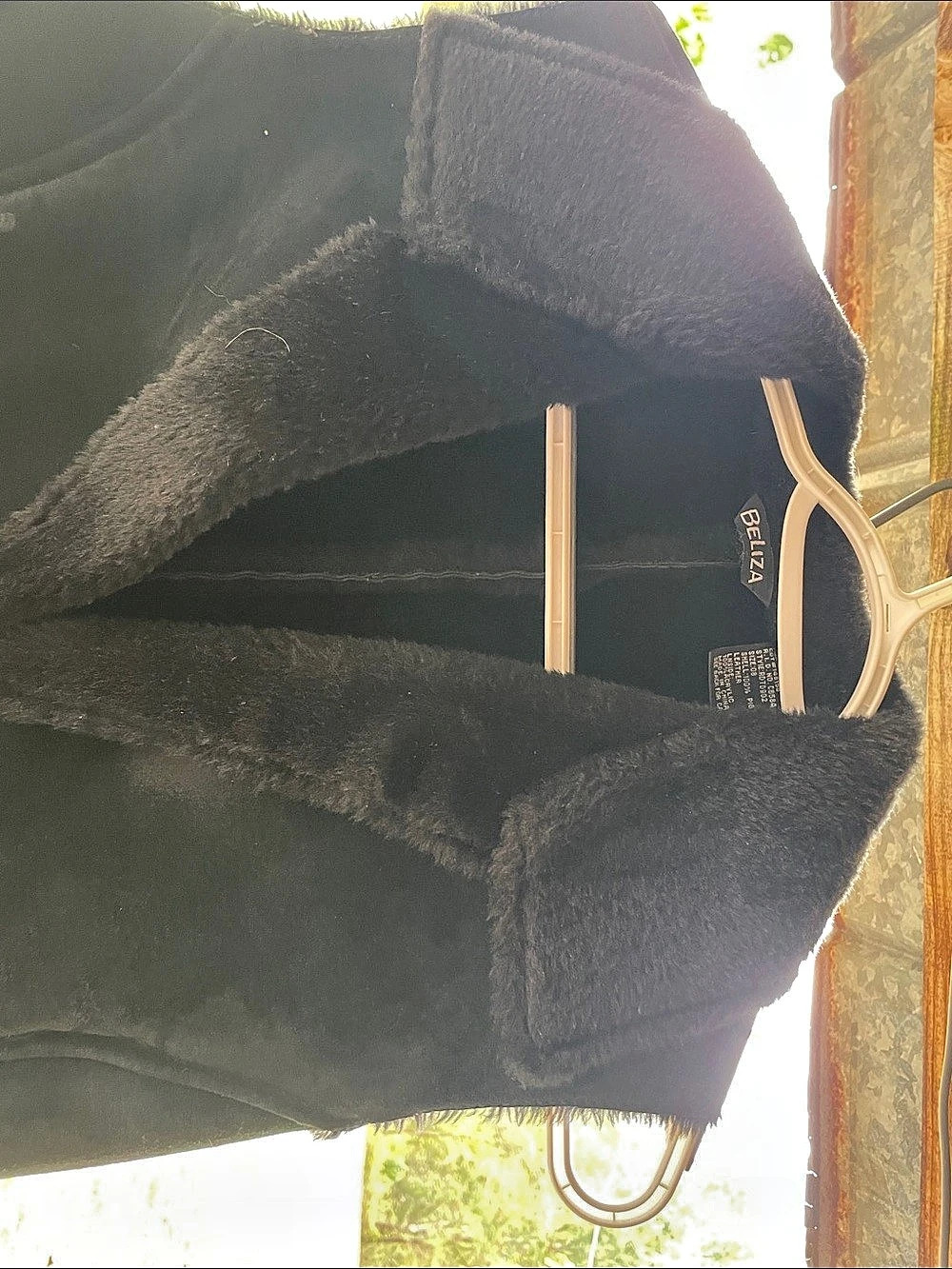 Beliza Faux Fur Vest Size XS Like New